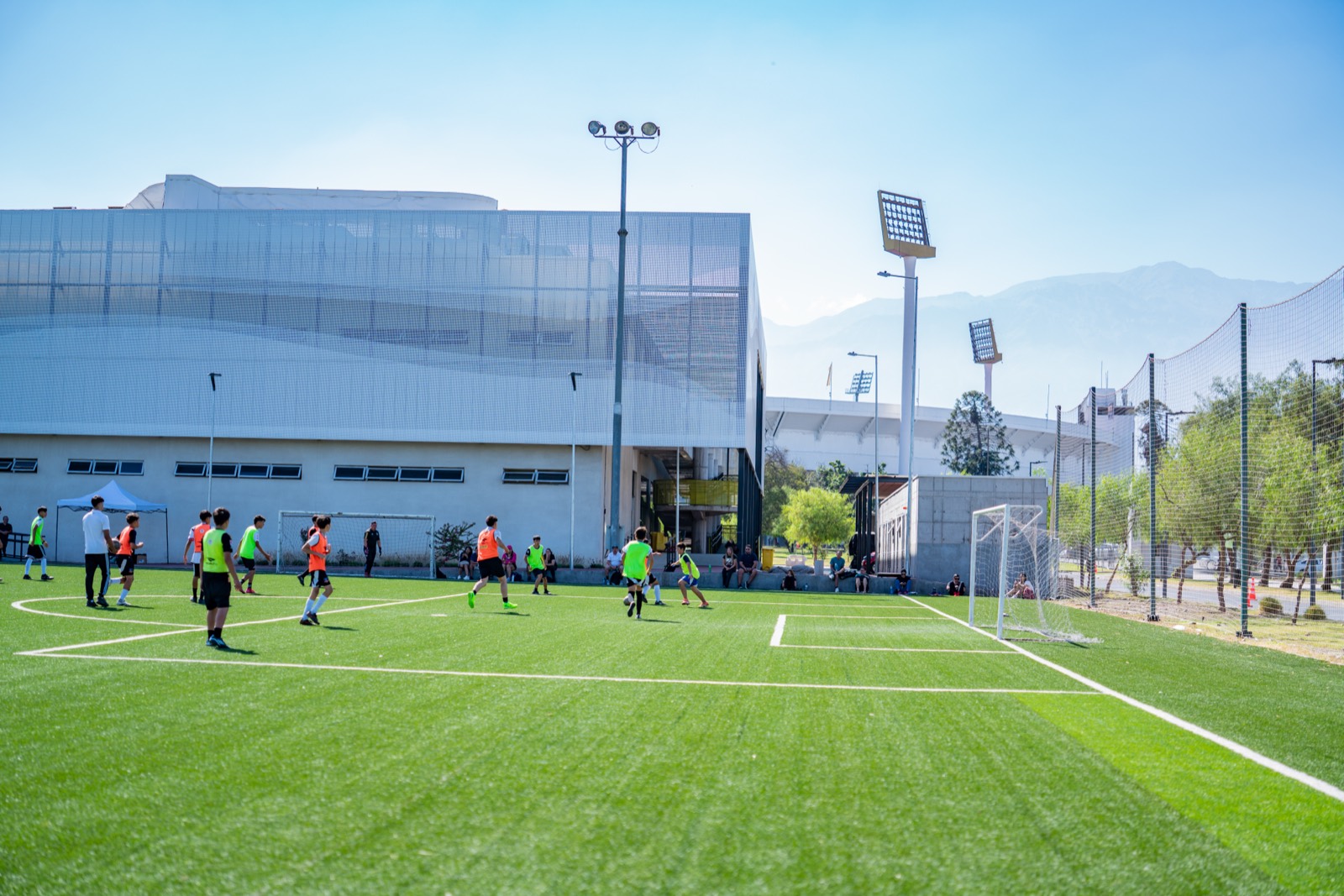Cancha de la escuela Ñuñoa